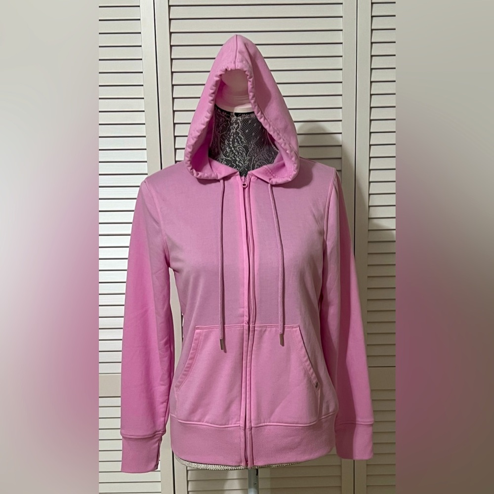 Juicy Couture Sport Pink Zip-Up Hoodie Women’s Small